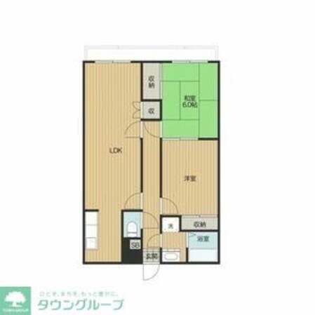 セルアーモスナダIIの物件間取画像